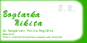 boglarka mikita business card